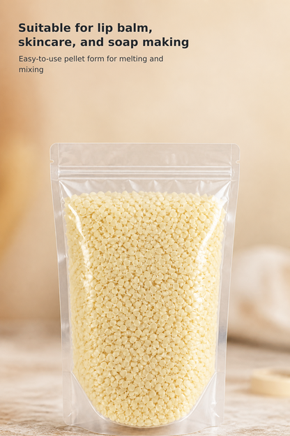 1 lb Natural White Beeswax Pellets